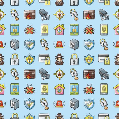 Güvenlik ve güvenli Icons set, eps10
