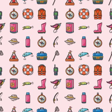 Balık tutma simgeler kümesi, eps10