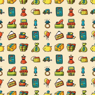 Alışveriş simgeler kümesi, eps10