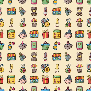 Alışveriş simgeler kümesi, eps10