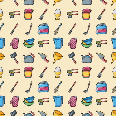 Mutfak ve pişirme Icons set, eps10