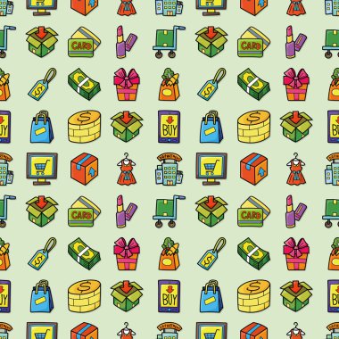 Alışveriş simgeler kümesi, eps10