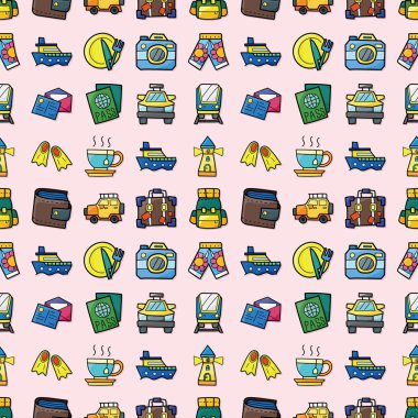 Seyahat ve Turizm simgeler kümesi, eps10