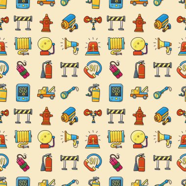 Acil durum ve yangın simgeler kümesi, eps10