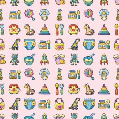 Yeni doğan bebek simgeler kümesi, eps10