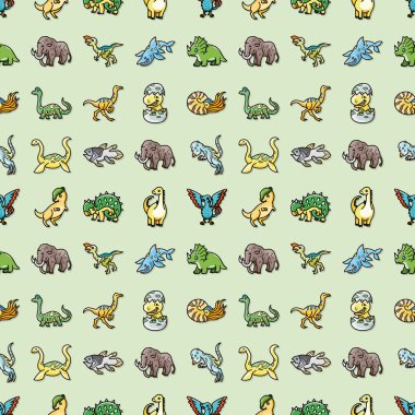 Dinozorlar simgeler kümesi, eps10