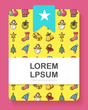 Noel ve kış simgeler kümesi, eps10