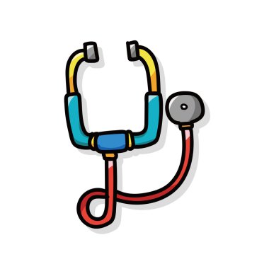 Stetoskop renk doodle