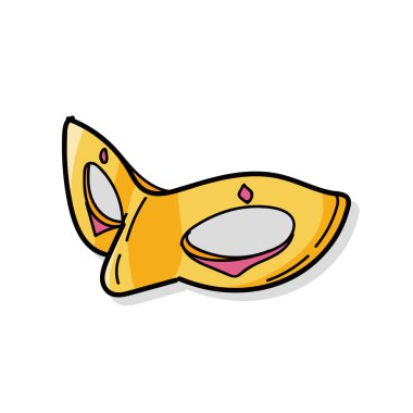 Opera maskesi doodle