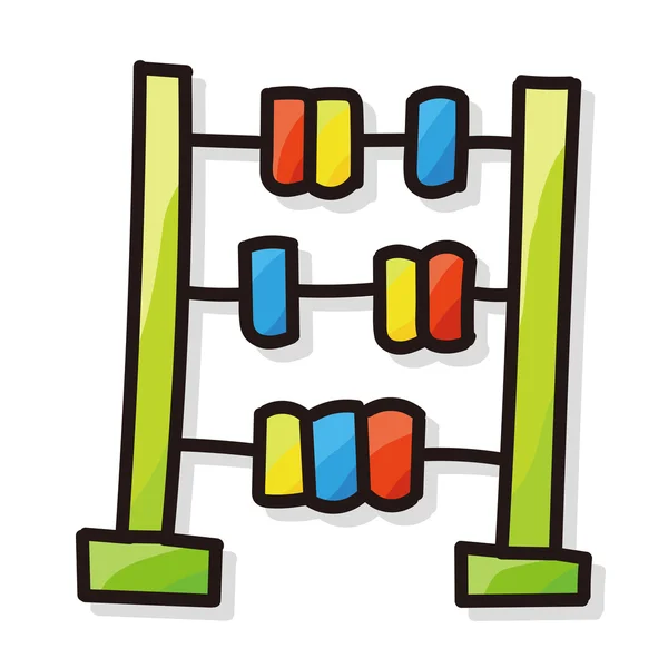 Oktatási játék színes firka — Stock Vector