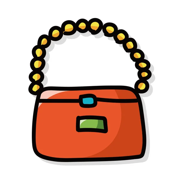 Sac couleur doodle — Image vectorielle