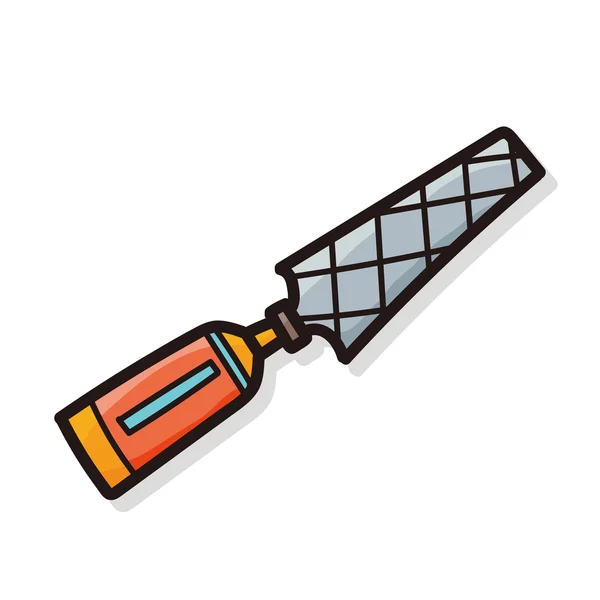 Schop kleur doodle — Stockvector