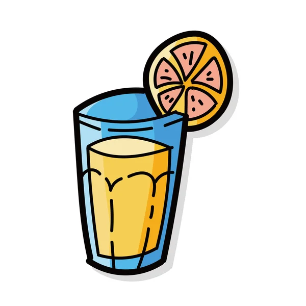 Doodle cor suco — Vetor de Stock