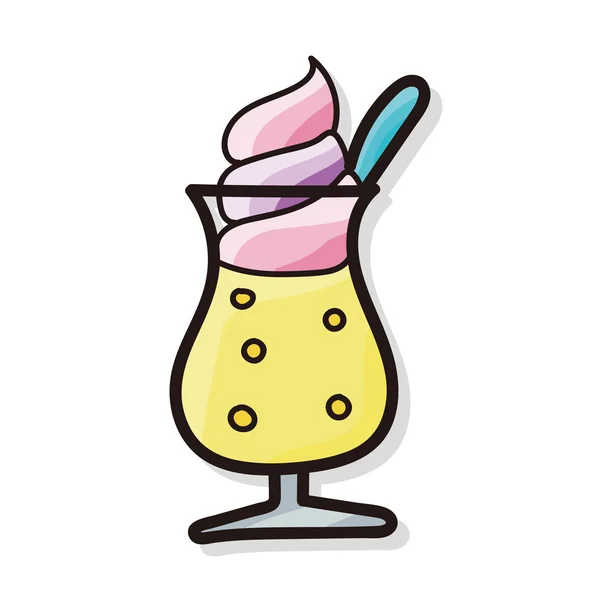 Garabato de color de jugo — Vector de stock