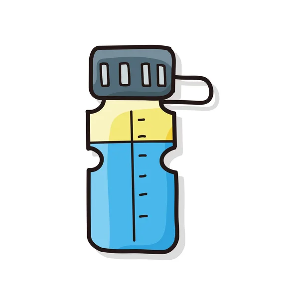 Su şişesi doodle — Stok Vektör