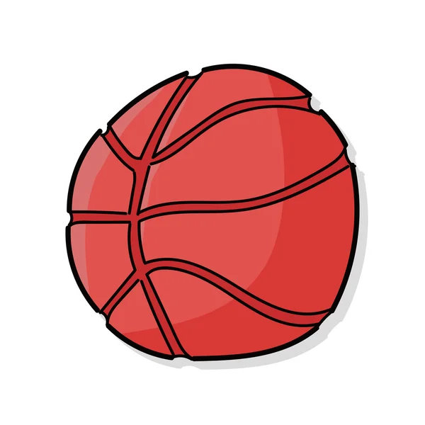 Doodle de basquete — Vetor de Stock