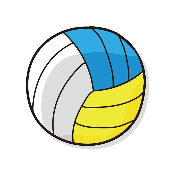 Doodle de voleibol —  Vetores de Stock