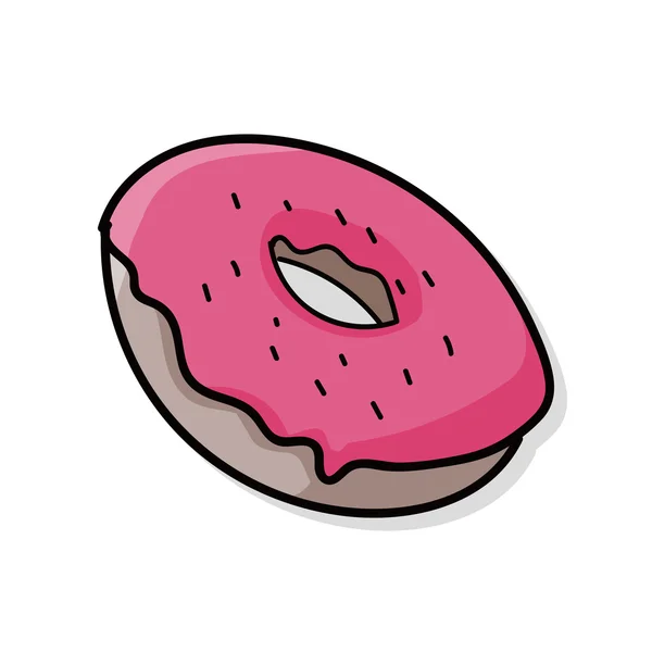 Donut doodle — Stock Vector