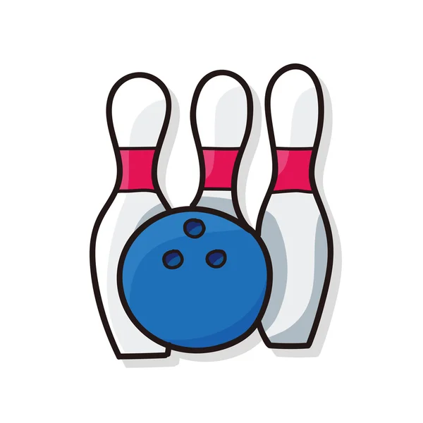 Boule de bowling — Image vectorielle