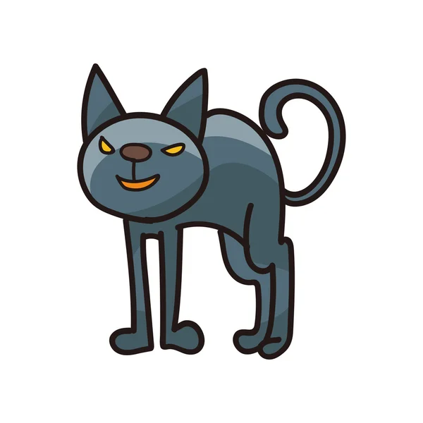 Scarabocchio gatto — Vettoriale Stock