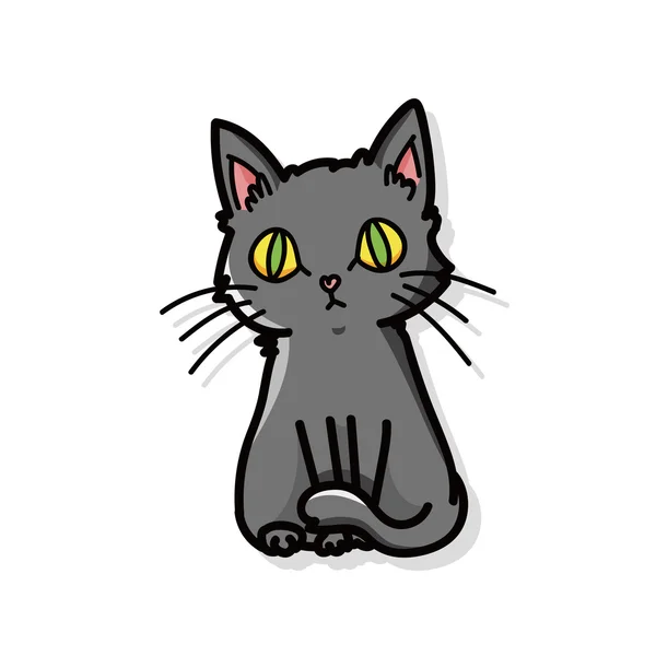 Doodle chat — Image vectorielle