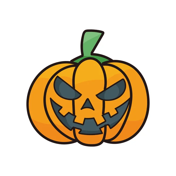 Pumpkin doodle — Stock Vector