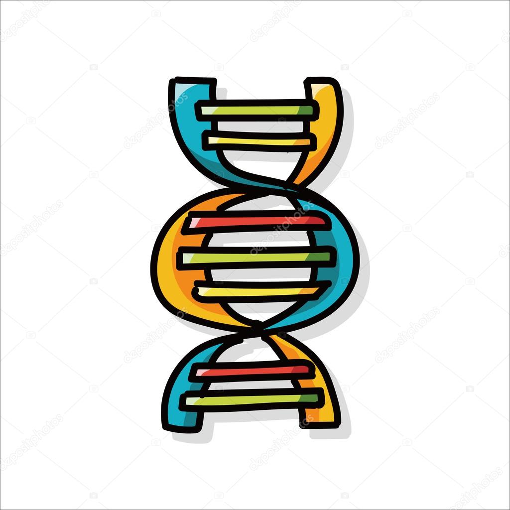 DNA color doodle