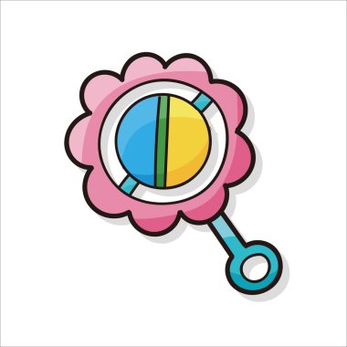 oyuncak çıngırak doodle