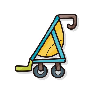 Bebek arabaları doodle