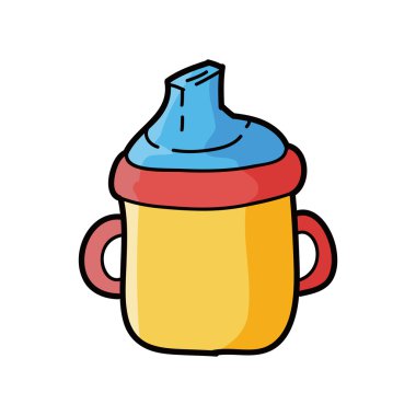 Besleme şişe doodle