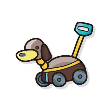 oyuncak köpek araba doodle