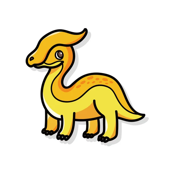 Doodle de dinossauro — Vetor de Stock