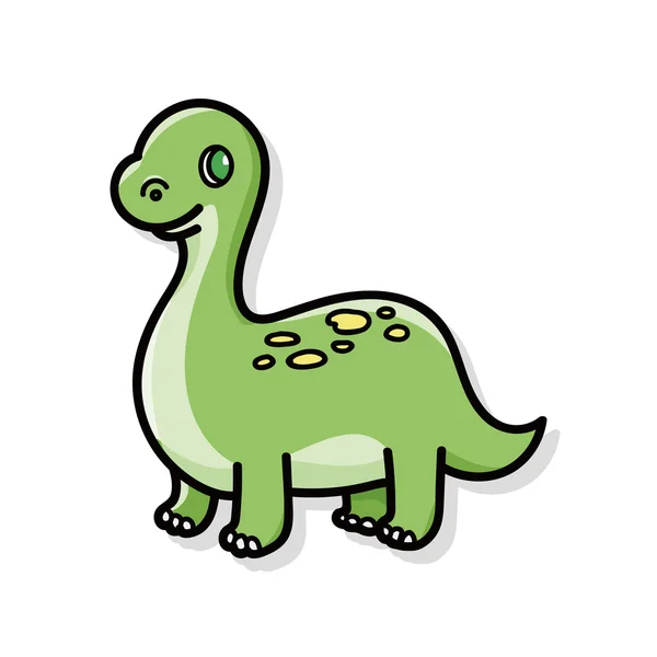 Dinosaure doodle — Image vectorielle