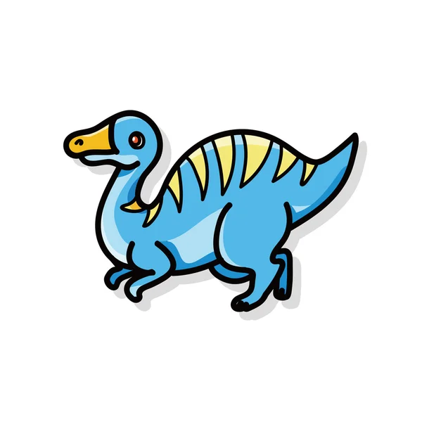 Dinosaurus doodle — Stockový vektor