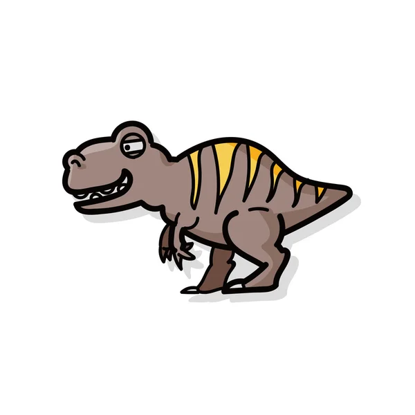 Δεινόσαυρος doodle — Διανυσματικό Αρχείο