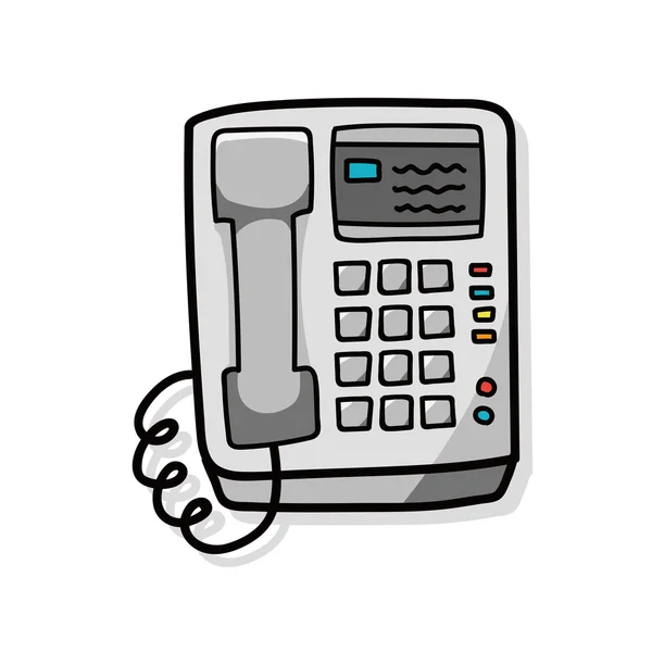 Doodle telefone — Vetor de Stock