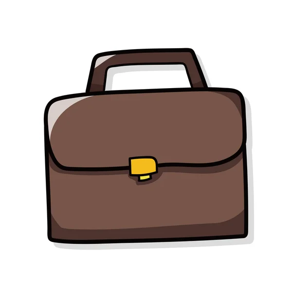 Briefcase doodle — Stock Vector