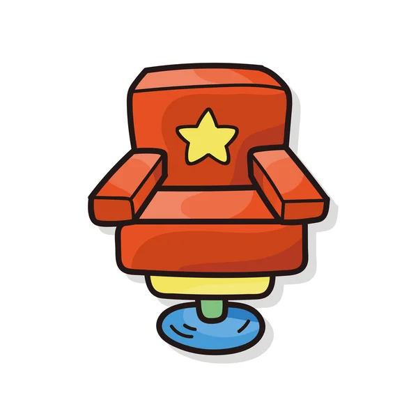 Sofa doodle — Stockvector