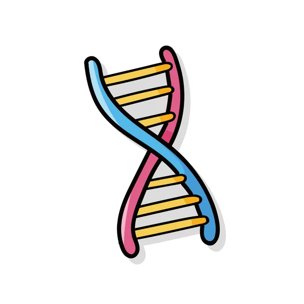 Doodle DNA - Stok Vektor