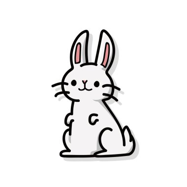 hayvan tavşan doodle