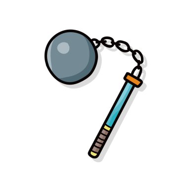 silah çekiç doodle