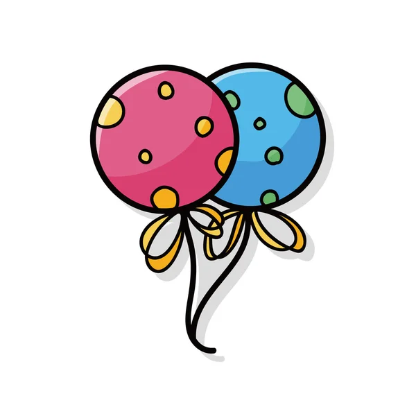 Doodle μπαλόνι — Διανυσματικό Αρχείο