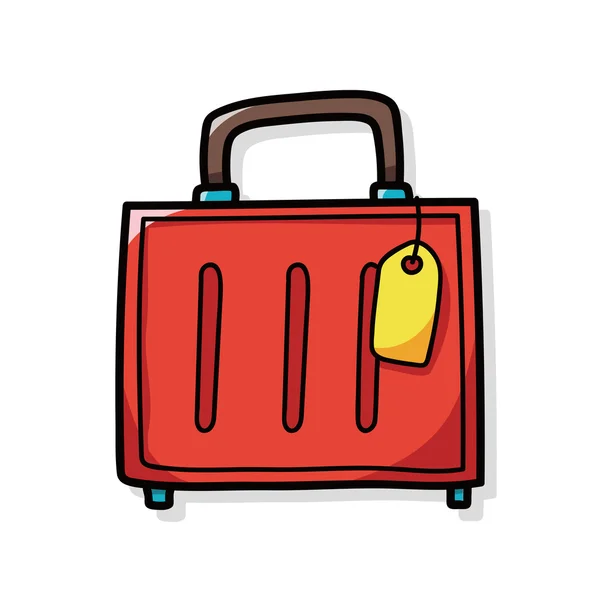 Bagage doodle — Stockvector