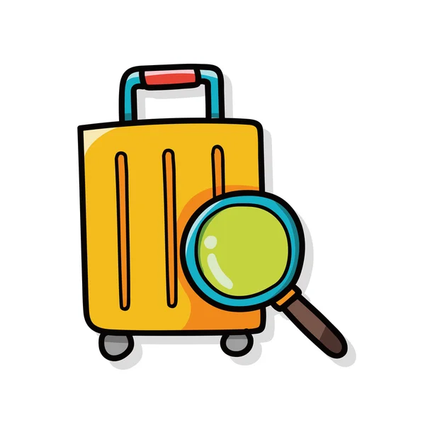 Doodle αποσκευών — Διανυσματικό Αρχείο