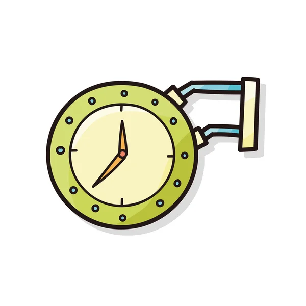 Часовые каракули — стоковый вектор