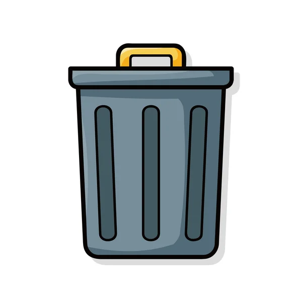 Recycled garbage doodle — Stock Vector