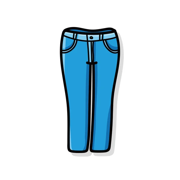 Pantaloni doodle — Vettoriale Stock