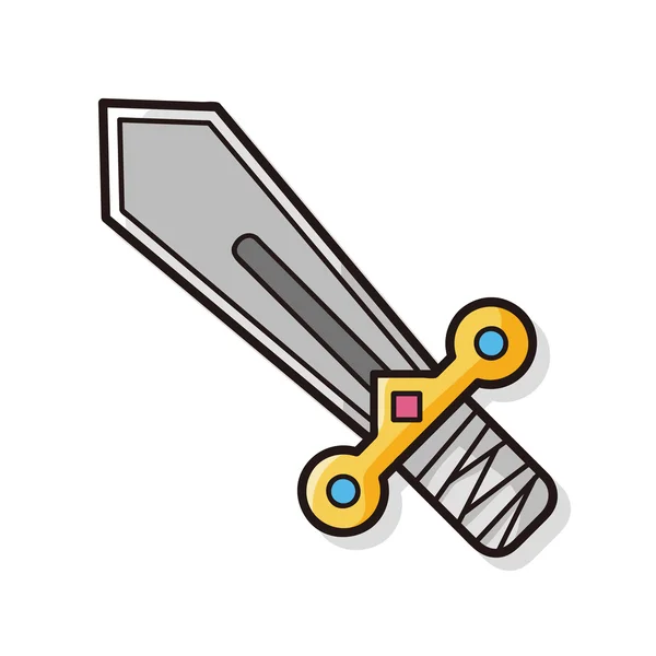 Doodle kard — Stock Vector