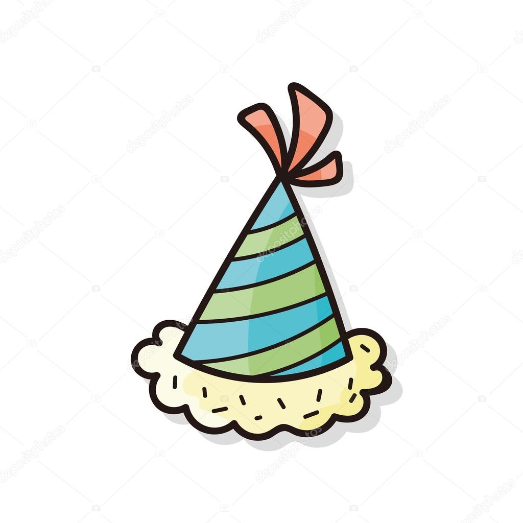 Download birthday hat doodle — Stock Vector © wenchiawang #83316718