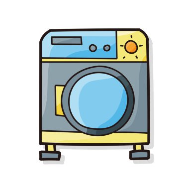 çamaşır makinesi doodle
